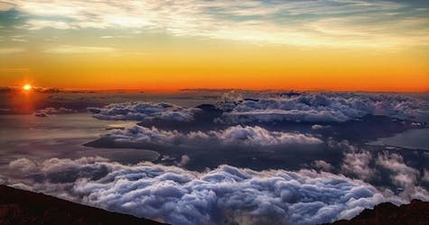 Excursão privada de meio dia ao pôr do sol em Haleakala